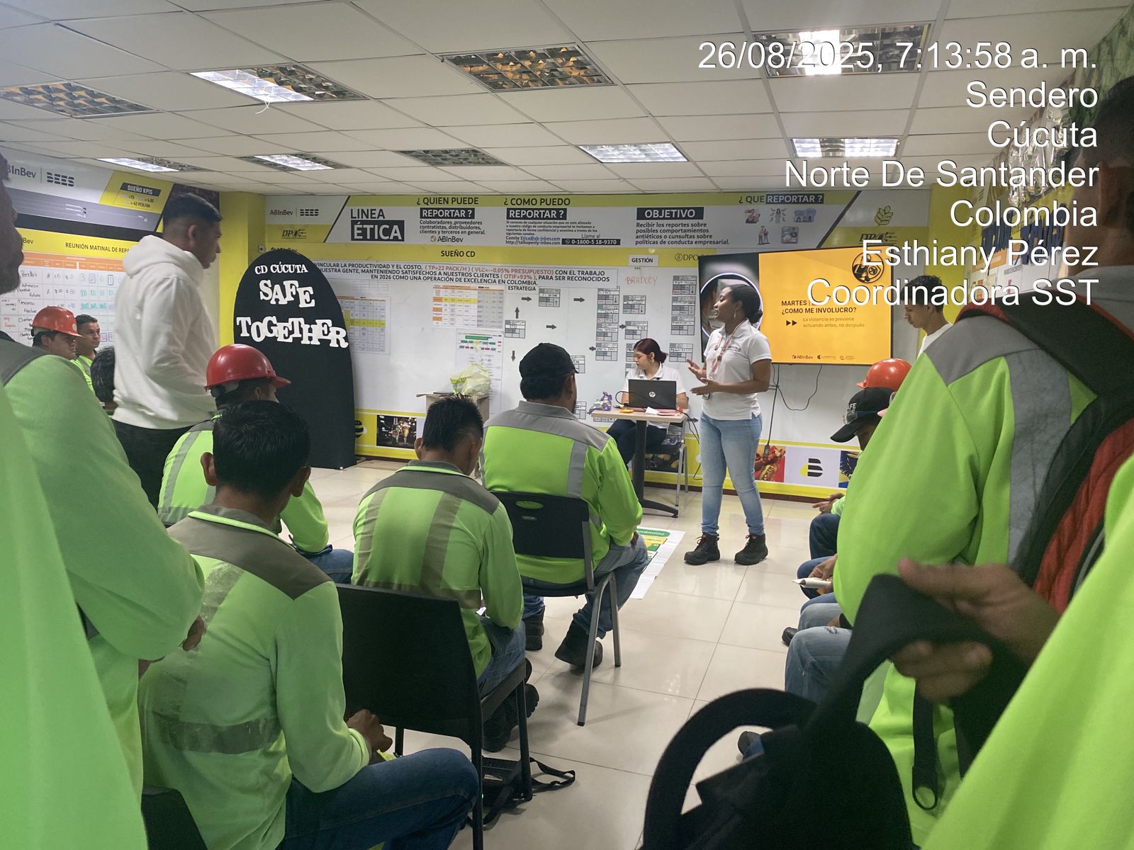 Evidencia de capacitación